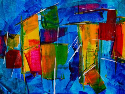 Abstract representation of balance and movement